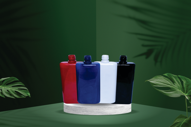 Hipflask shape pet bottle 180ml